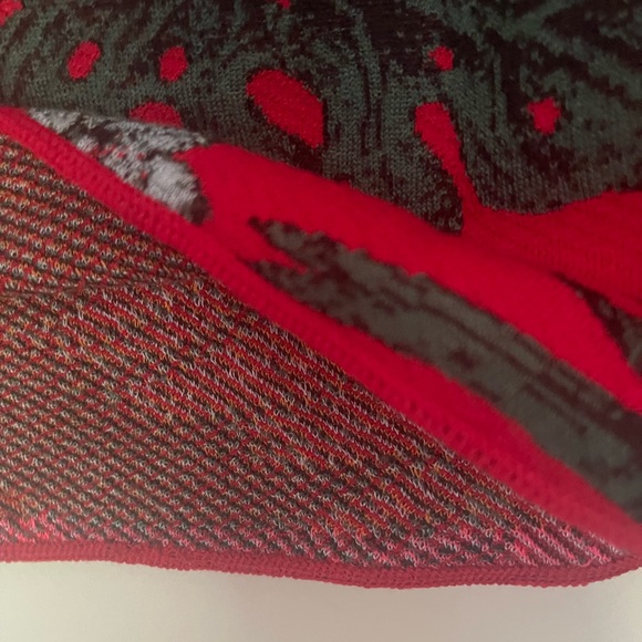 Aldo Martins Red Jacquard Wool-Blend Sweater US Size 8 (Med) NWT - Picture 5 of 7